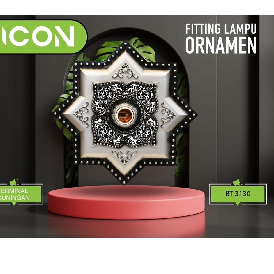 Baru Aman VICON FITTING LAMPU ORNAMEN / ornamen lampu / fitting lampu ornamen / fitting lampu hias ornamen / VITING ORNAMEN / VITING LAMPU ORNAMEN / VITING LAMPU MOTIF