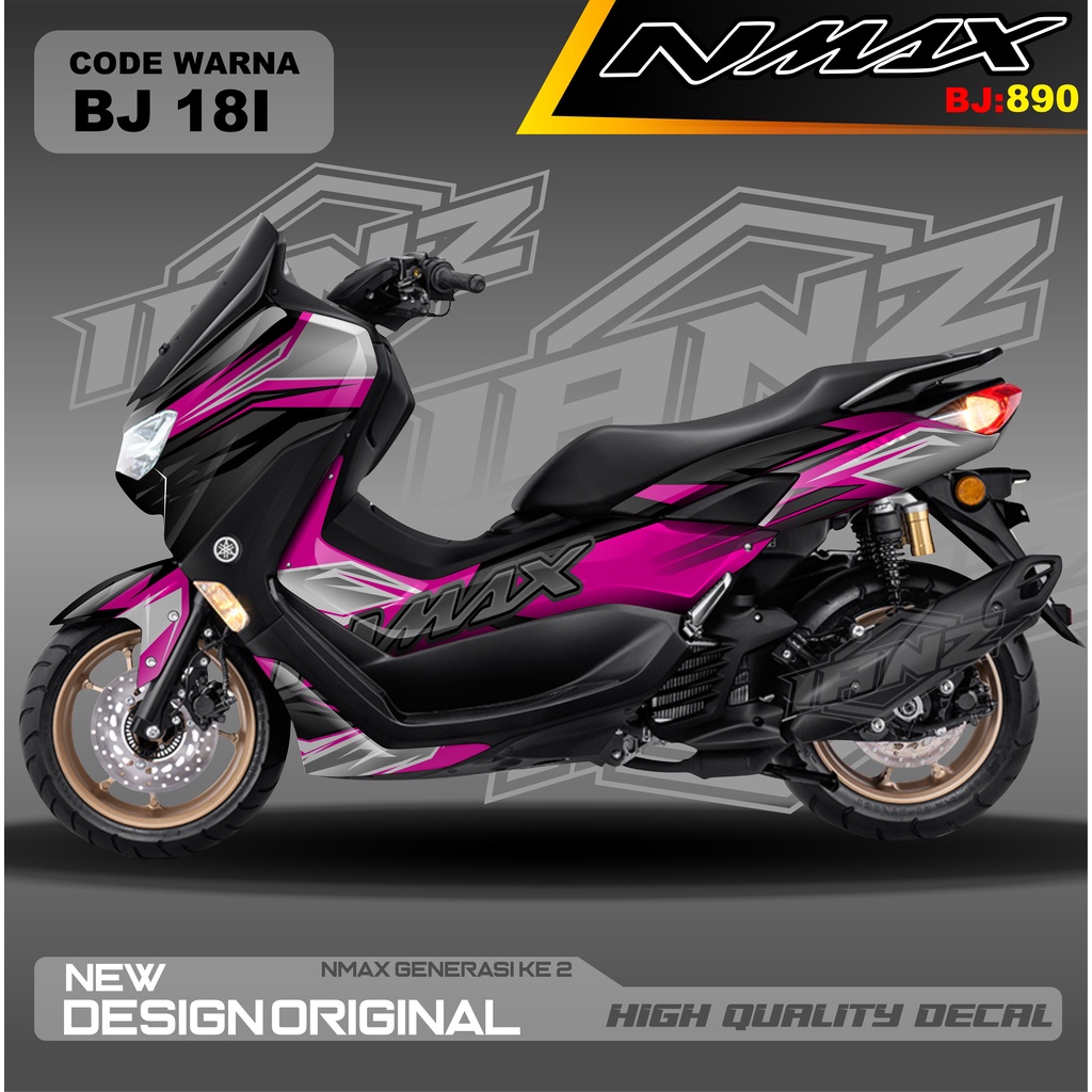 DECAL STIKER ALL NEW NMAX FULL BODY MOTOR / DECAL FULL BODY NMAX / DECAL STIKER FULL BODY NMAX / STIKER DECAL NMAX TERBARU