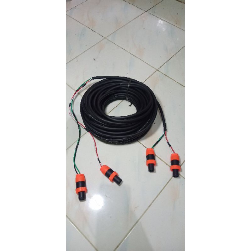 kabel speaker isi 4 panjang 20m