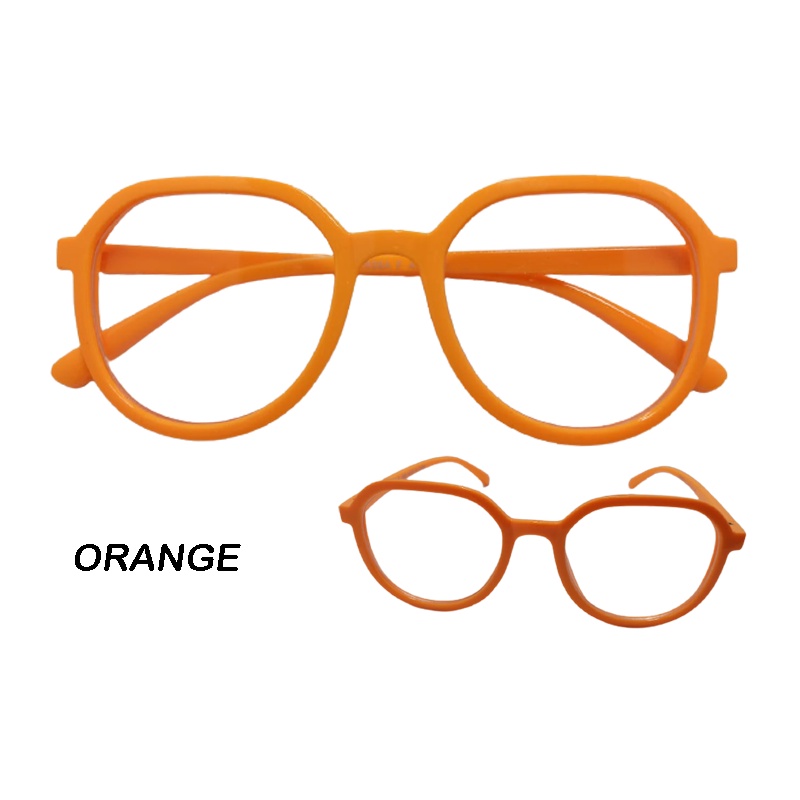 Kacamata Anak Kecil Kacamata Transpran Bening Kacamata Anak Laki Laki Kacamata Anak Perempuan Lensa Bening Gaya Keren Cowok Perempuan KIds Glasses Unisex Eye Protection COD Bayar Ditempat-7