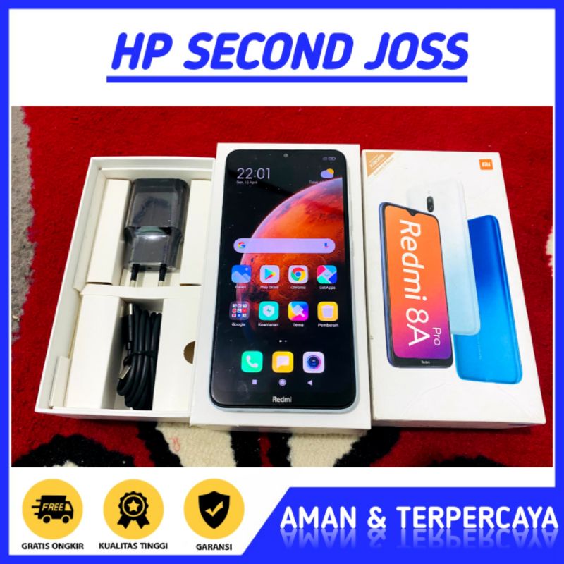 Redmi 8A Pro Ram 3/32 GB Second Bergaransi