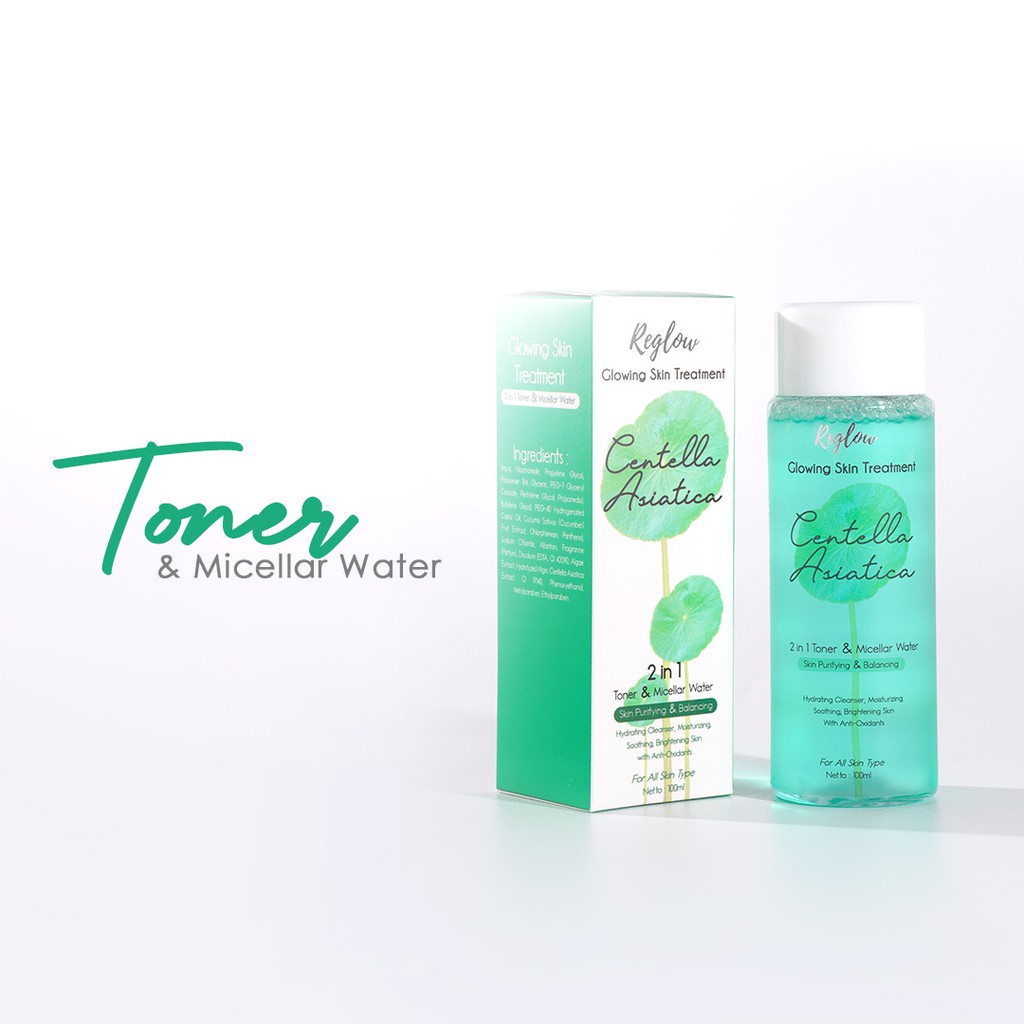 Reglow Skincare Original Bpom Paket Skin care Reglow dr Shindy Putri-Toner+Gift