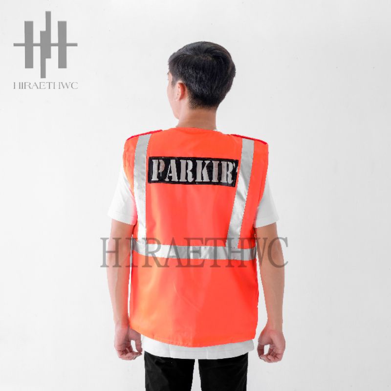 Rompi parkir/Rompi Petugas Parkir/Rompi Parkir Orange/Rompi Lapangan/RompiOrange