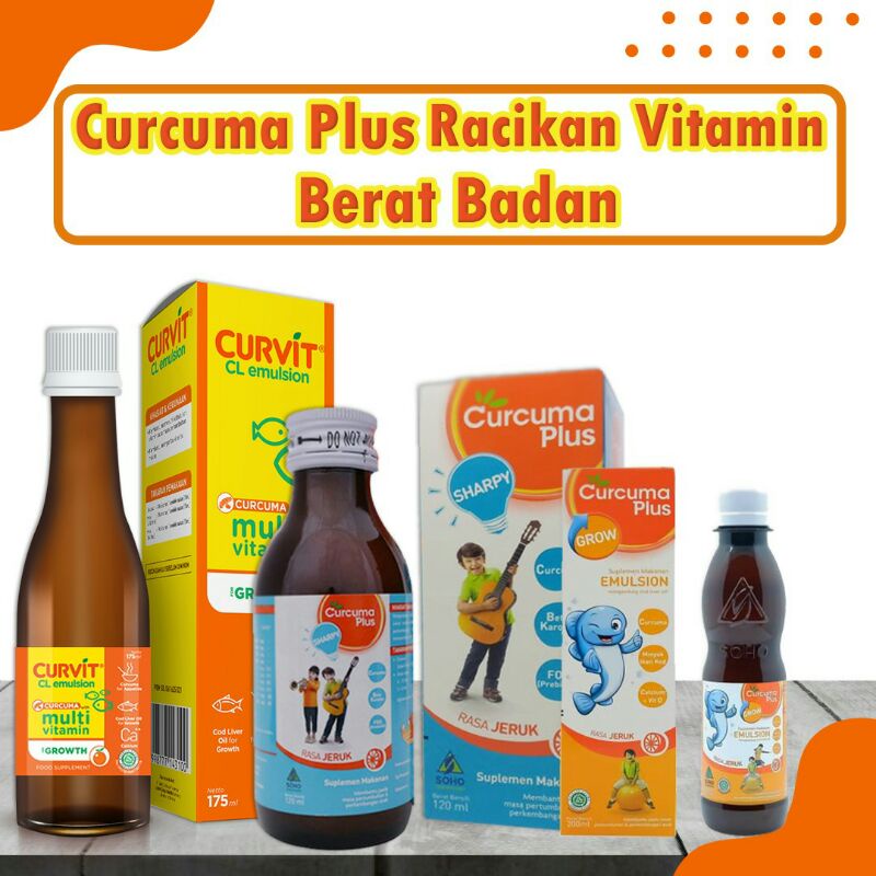 CURVIT CL EMULSION PLUS RACIKAN VITAMIN PENAMBAH NAFSU MAKAN DEWASA