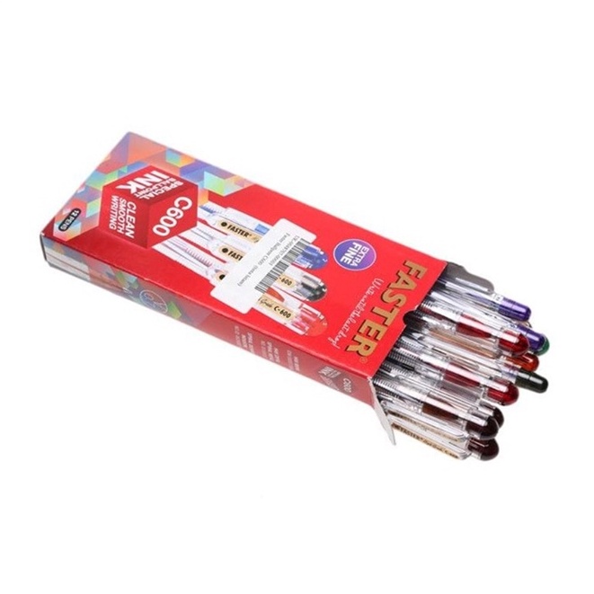

FASTER Pulpen C600 Pen Ballpoint (Pack)
