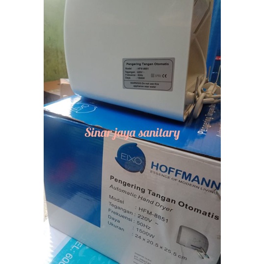 Hand dryer hoffmann hfm-8851 / Pengering tangan dinding