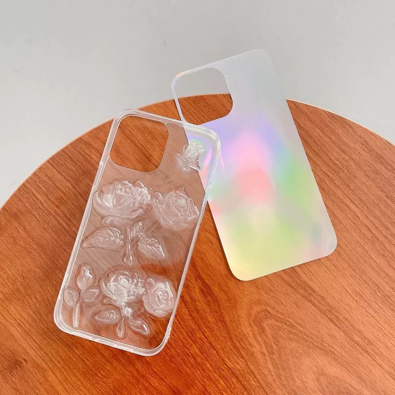 IPHONE Lucu 3D Busur Mutiara Kupu-Kupu Bening Casing Ponsel Untuk Iphone14 13 12 11 Pro Max XS Max XR X7 8plus Lensa Glitter Dilindungi Lembut Shockproof Cover