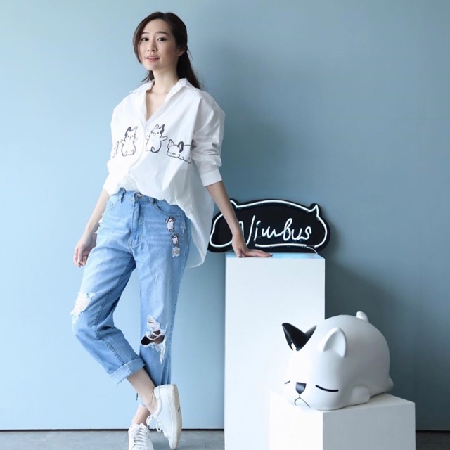 Eunoia x Nimbus vol III Buxton Printed Oversize Shirt