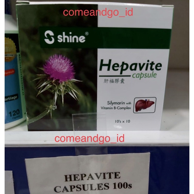 Shine Hepavite Capsules for liver 100 vegicaps