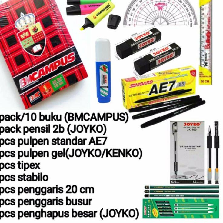 

Paling Dicari.. PAKET ALAT TULIS (SMP-SMA) / PAKET PERLENGKAPAN SEKOLAH/ALAT TULIS BUKU MURAH