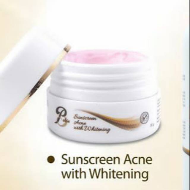 PB skin sunscreen acne with whitening