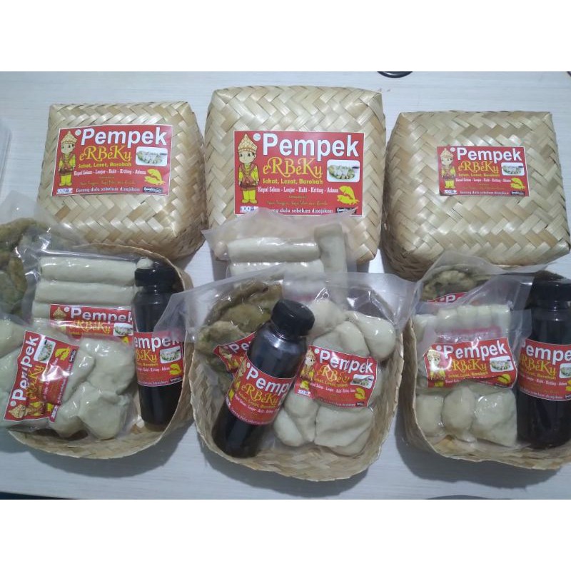 

Pempek Palembang ikan tenggiri asli, Pempek eRBeKu