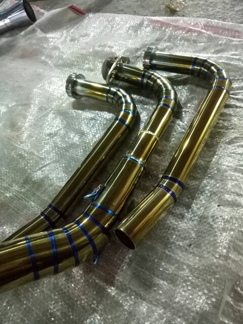 Pipa slipon dn tsukigi nouvo full gold warna bakaran