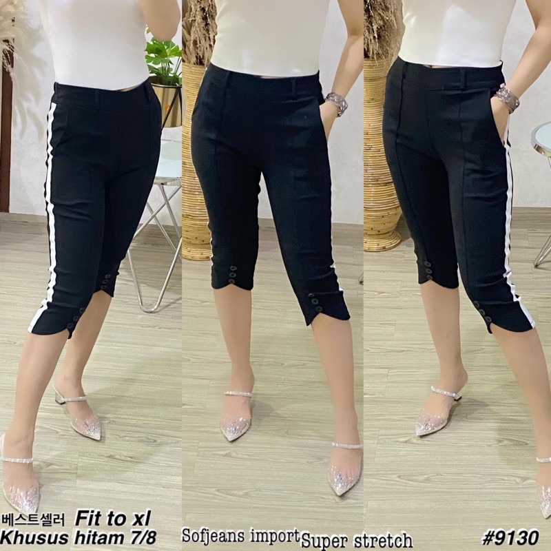 Celana Wanita 7/8 SoftJeans Impor 9130