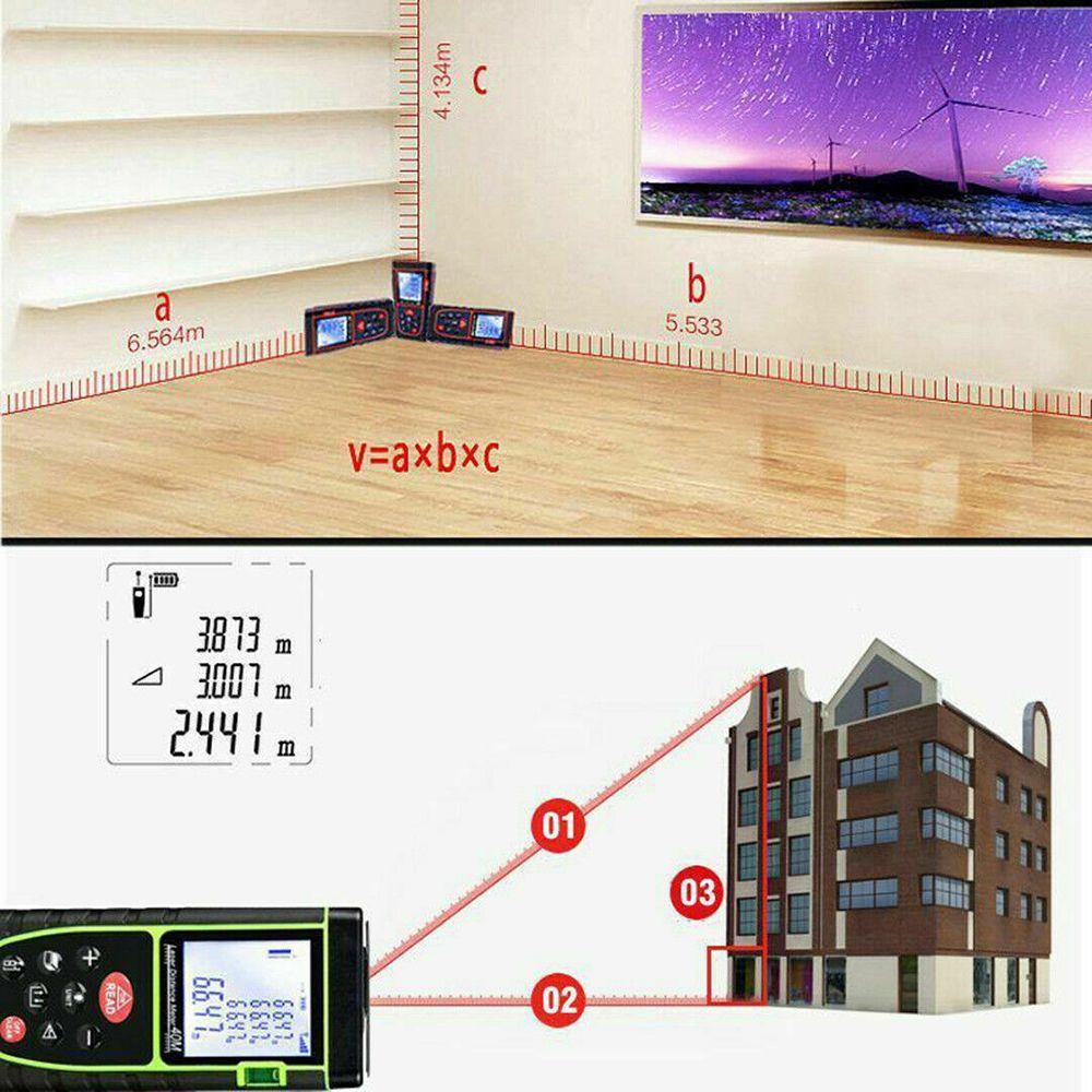 Solighter Distance Meter New Laser Point Pengukur Digital Diastimeter