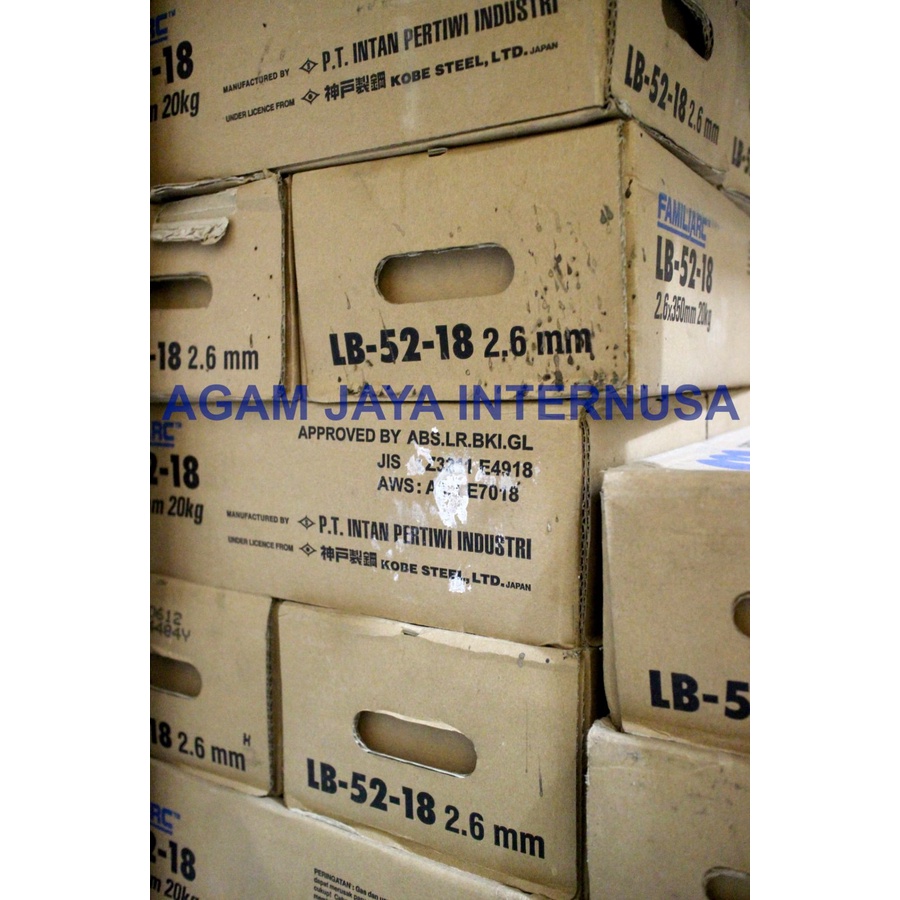WELDING ROD LB52-18 Ø2.6MM E7018 KOBE STEEL