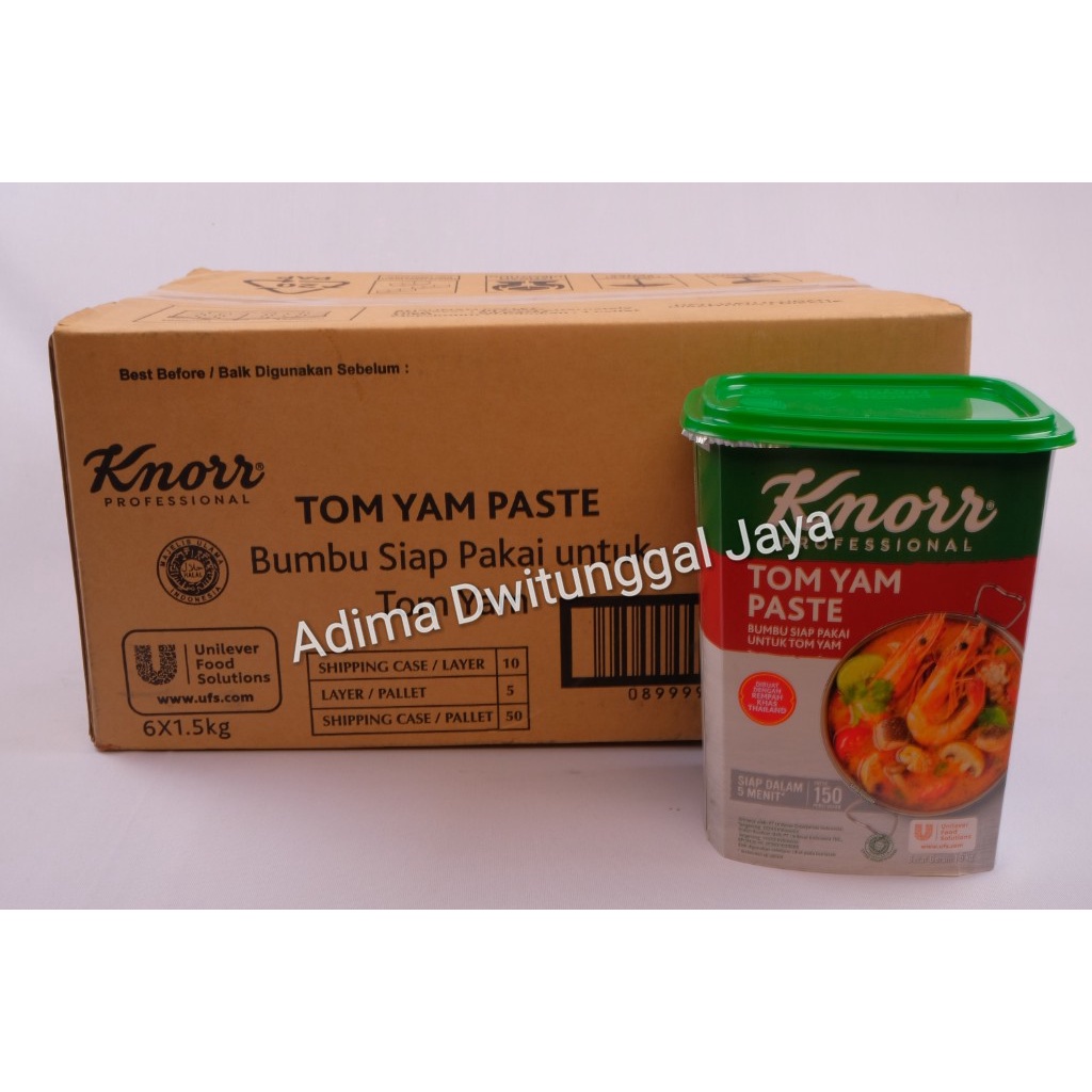 Tom Yam Paste Knorr 1,5 kg / Tom Yum Paste / Bumbu Siap Pakai / Saus