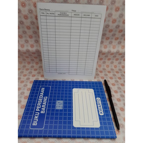 

Buku Persediaan Barang KWARTO Kecil/Buku Stok Barang Kwarto