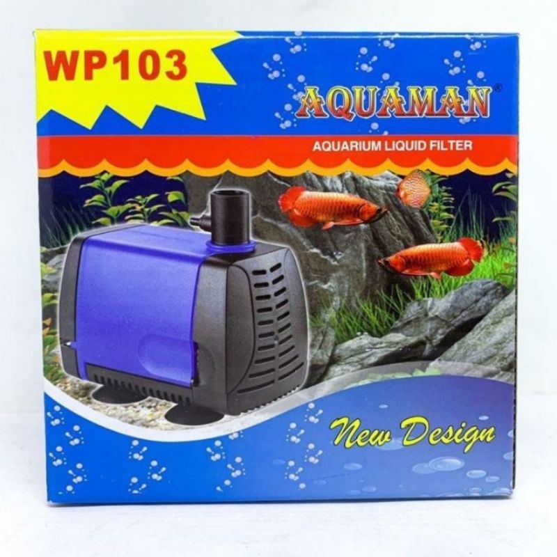 Pompa aquarium kolam hidroponik AQUAMAN WP 103