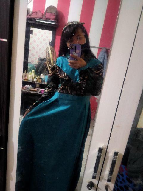 Maura Couple Sania Ruffle Batik Couple Ori Ndoro Jowi Garansi Termurah