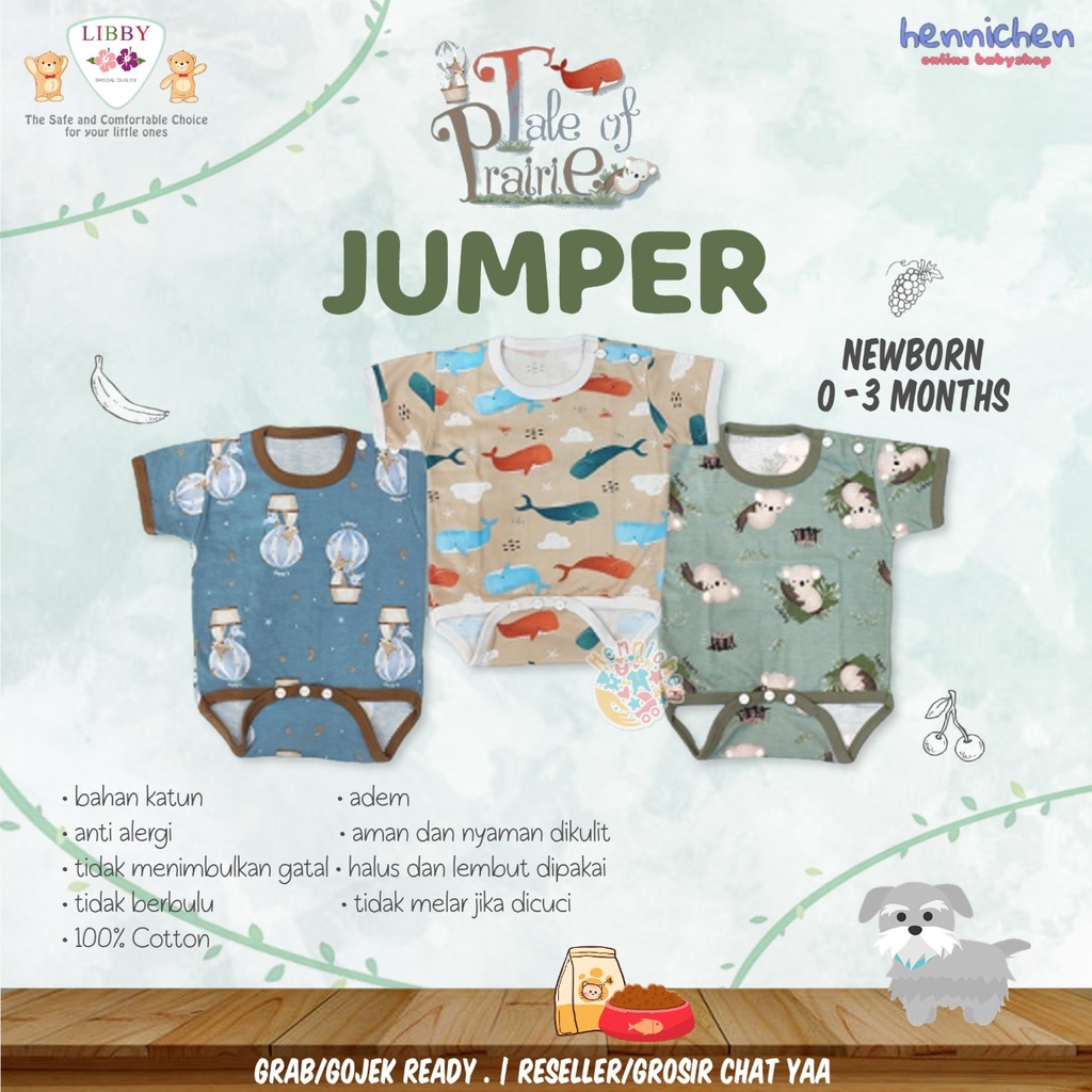 LIBBY Baju Kodok Segitiga / Jumper Romper Motif (0-3M)| Baju Bayi BON VOYAGE / ZOE BABY / SUMMER GAMES / TEA TIME / TREE HOUSE / SUNNY HILLS / HELLO SUNSHINE / ENCHANTED WILD Perlengkapan Bayi Baru Lahir