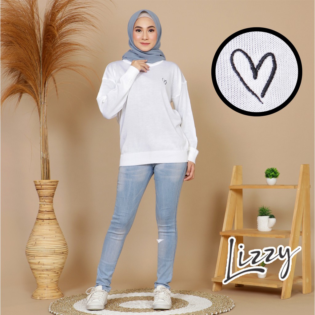 Lizzy - SWEATER OVERSIZE LOVE PREMIUM