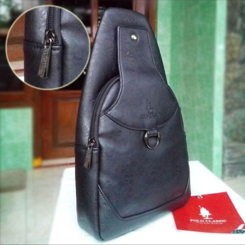 Tas Selempang pria /Shoulder Bag - Polo Classic SB89PC806 Original import