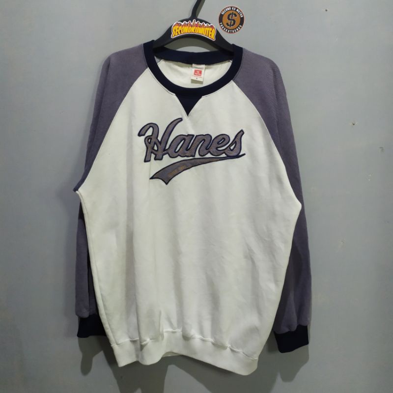 HANES VINTAGE CREWNECK SWEATER SWEATSHIRT ORIGINAL SECOND