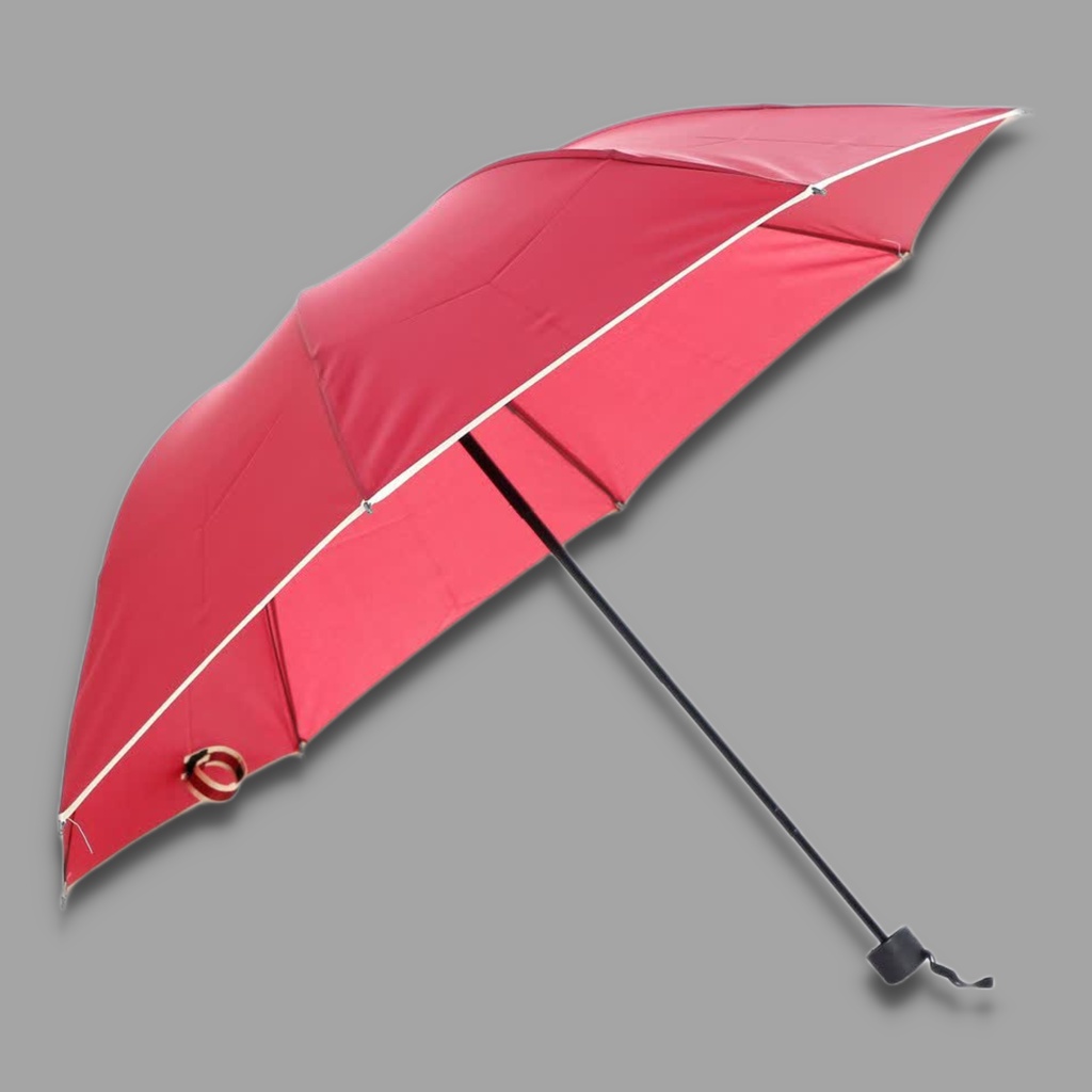 Umbrella Payung Lipat 3D Magic Polos Payung Lipat New Elegant Ke71