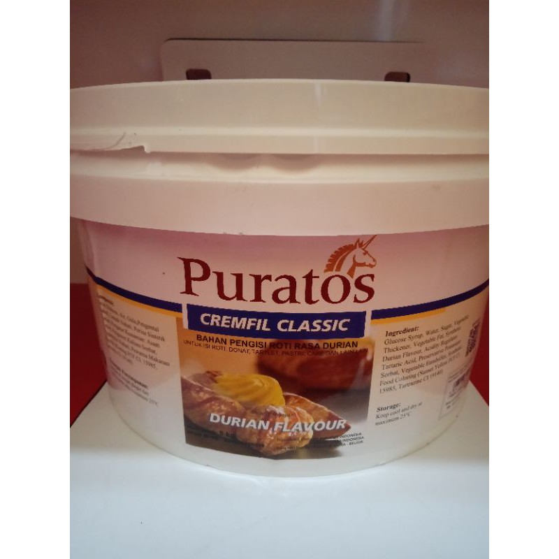 

Puratos Creamfill - Vanilla / Durian / Sarikaya Kuning - Repack 250gr