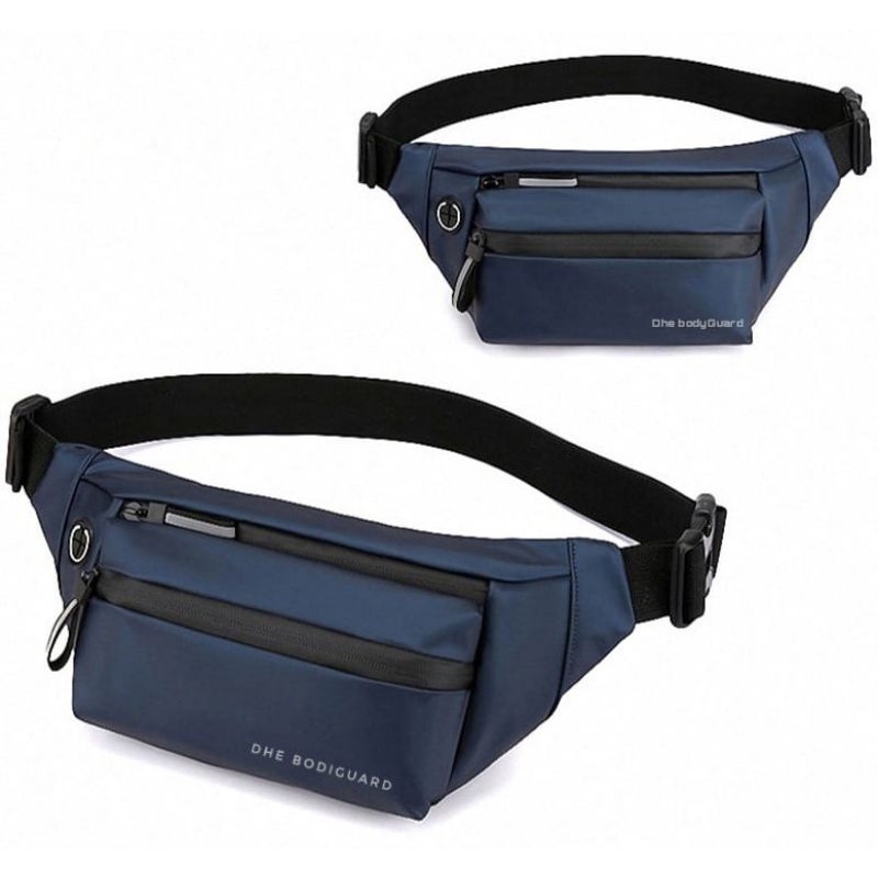 [COD] Tas Selempang Pria Import 100% ORIGINAL Waistbag Pinggang Punggung Premium Anti Air Waterproof