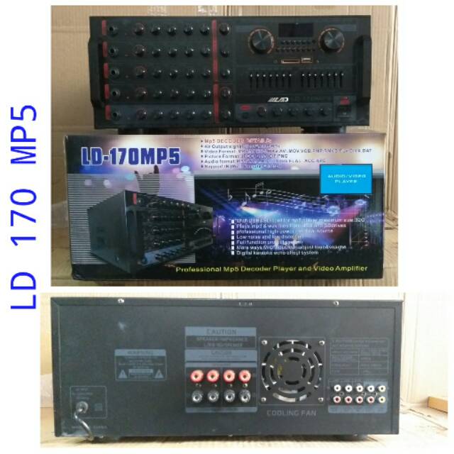 Ampli karaoke mixer bluetooth  LD 170MP5