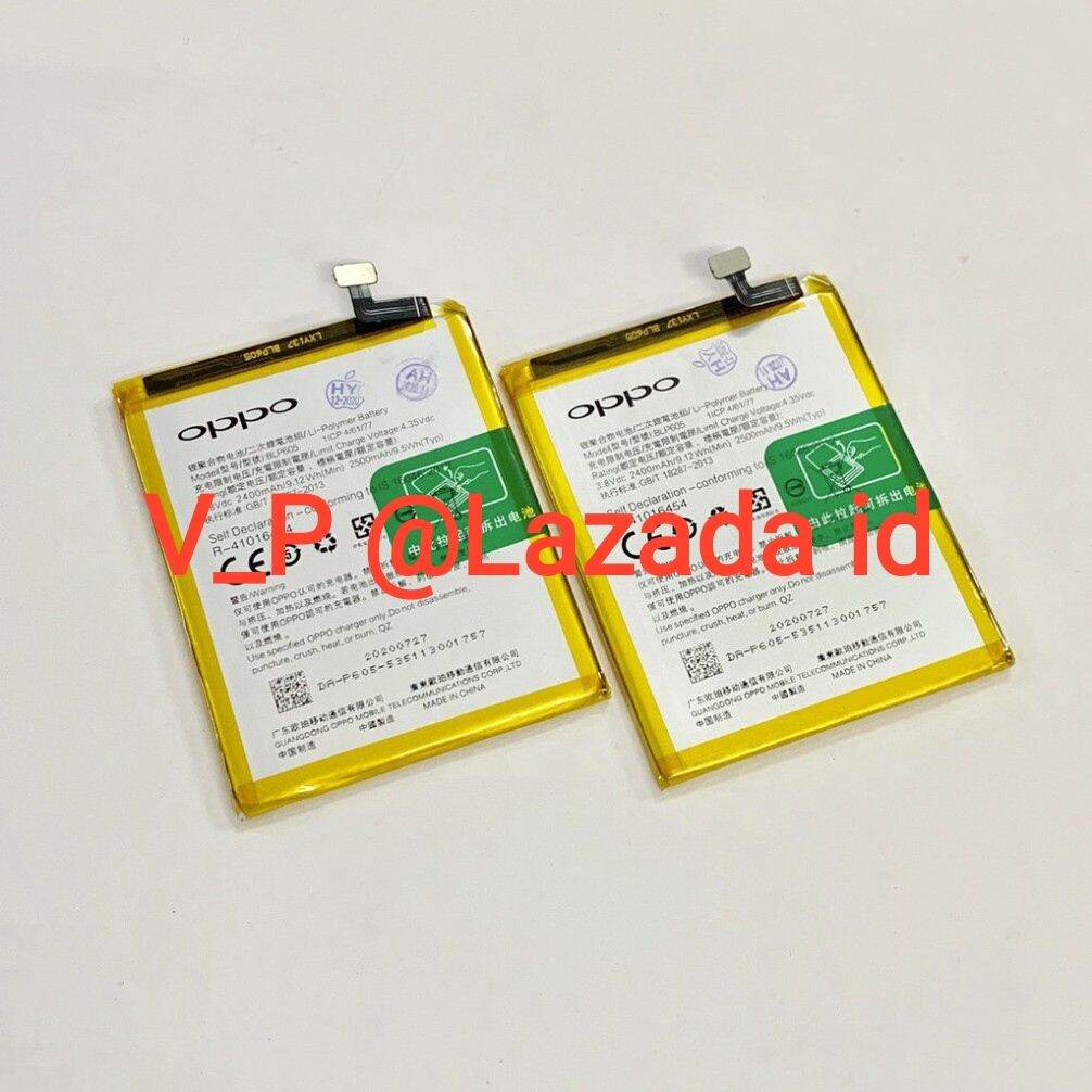 OPPO A33 A33W A33F - OPPO A35 - OPPO NEO 7 ( 2015 ) Baterai Battery Batre Batrei Batere Batrai ORIGINAL 100% OPPO A33W A33FW ORI Model BLP605 BLP-605 BLP 605