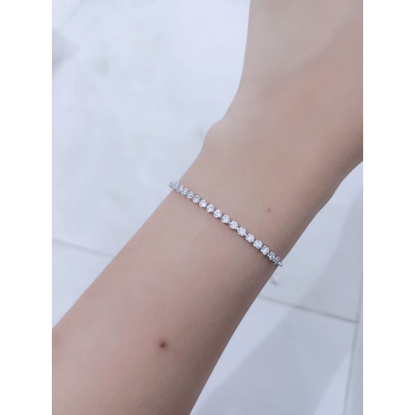 gelang serut mp listring / gelang perak asli silver925 lapis emas/ gelang fashion wanita import