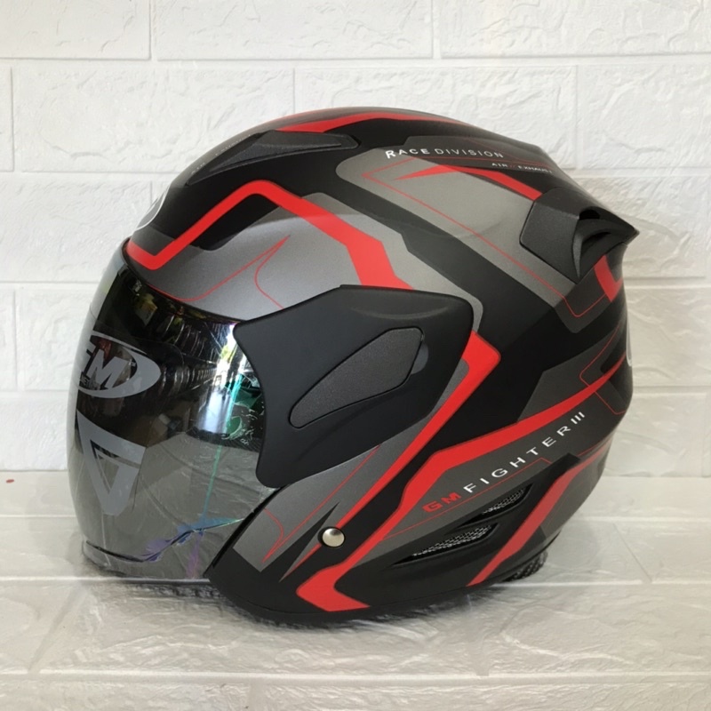 helm gm Fighter GV2 RED DOFF