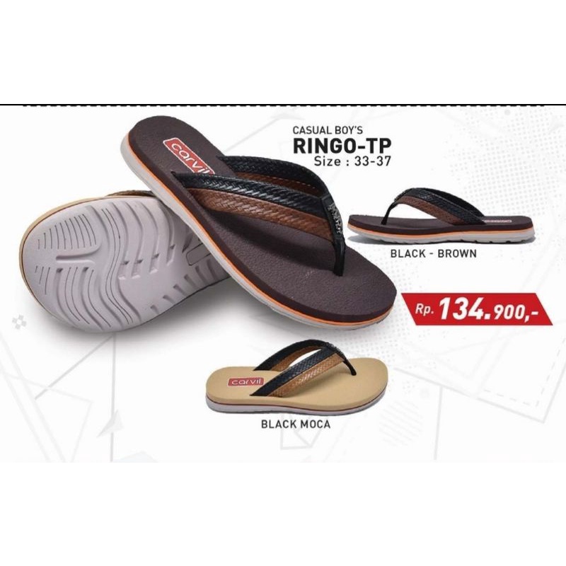 CARVIL RINGO-TP | SANDAL CASUAL ANAK REMAJA ORIGINAL