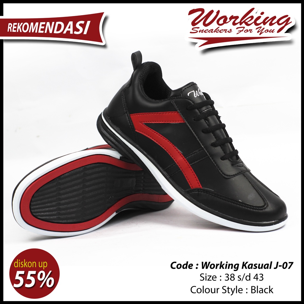 Working Sneakers For You Sepatu Kasual Pria J-07