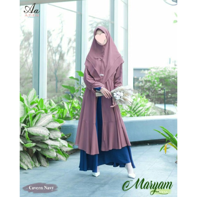 Maryam dress || By Aa ADEN | Adenhijab Outer syar'i gamis syari set