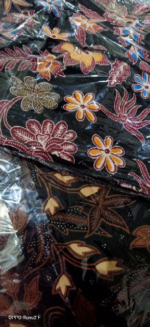 Kemeja Batik 6xl Pria Big Size Jumbo Hitam Kode A176