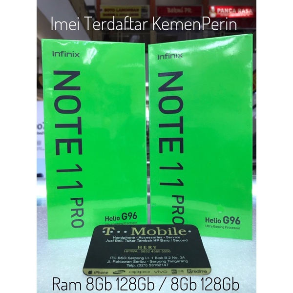 INFINIX NOTE 11 PRO RAM 8GB 128GB - MIST BLUE - 120Hz - HELIO G96 - 5000mAh - BNIB RESMI