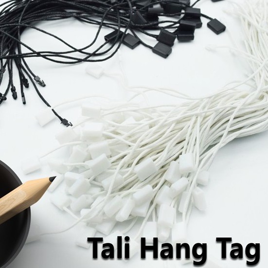 TALI HANG TAG  TALI LABEL MEREK isi 100PCS