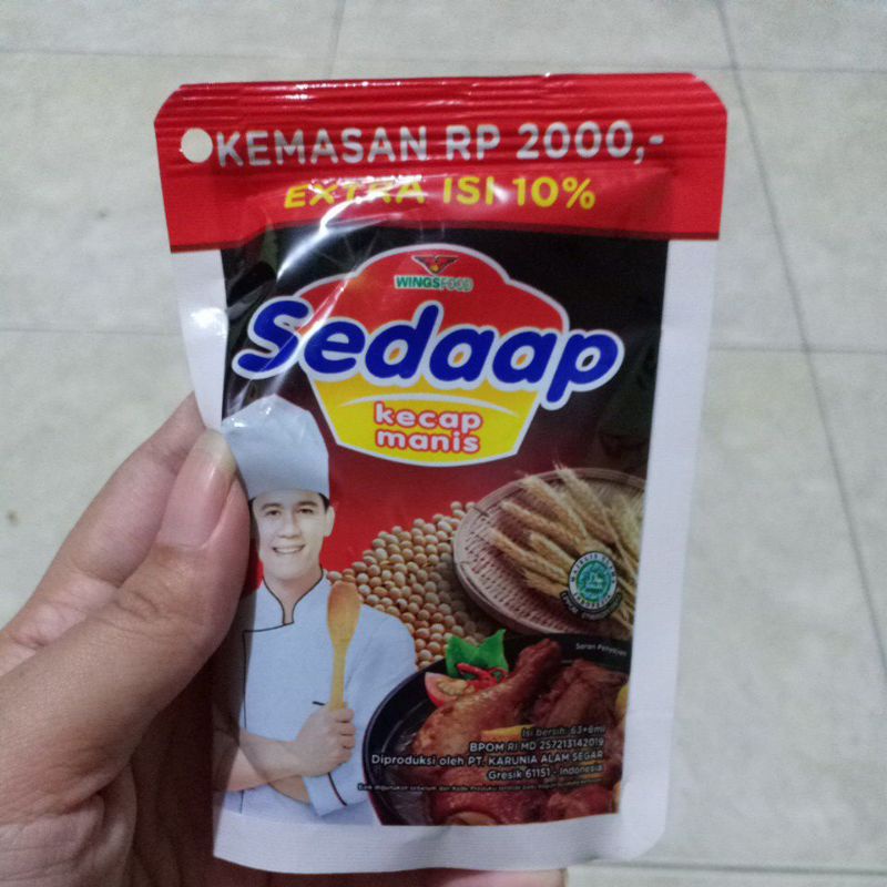 

kecap manis refil sedaap 2000.an isi extra 10%