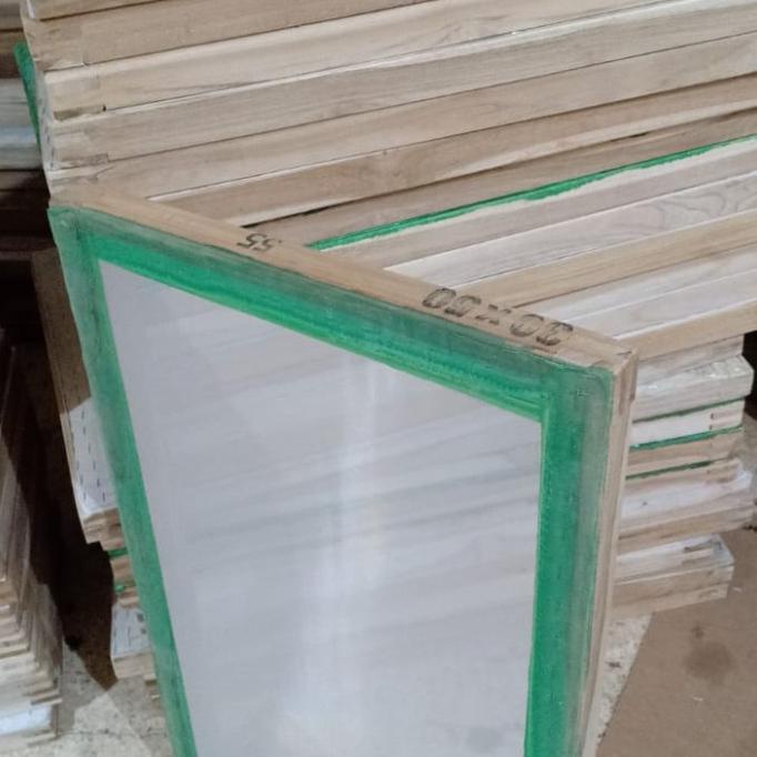 

Produk Unggulan] Screen Sablon 30X50 T.48,T.54,T.77,T.90 Putih