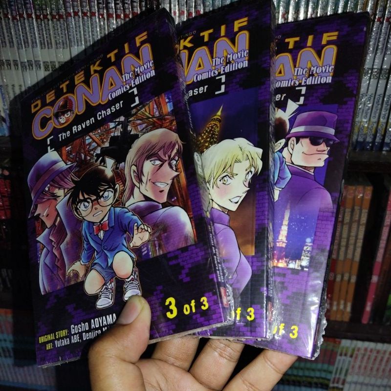 Detektif Conan The Movie - The Raven Chaser 1 2 3 (Segel, Original)