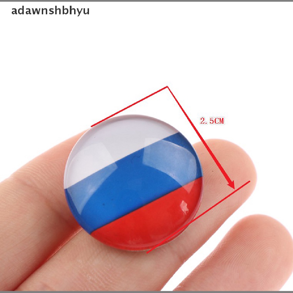 Adawnshbhyu Bros Pin Enamel Desain Bendera Ukrainian Rusia