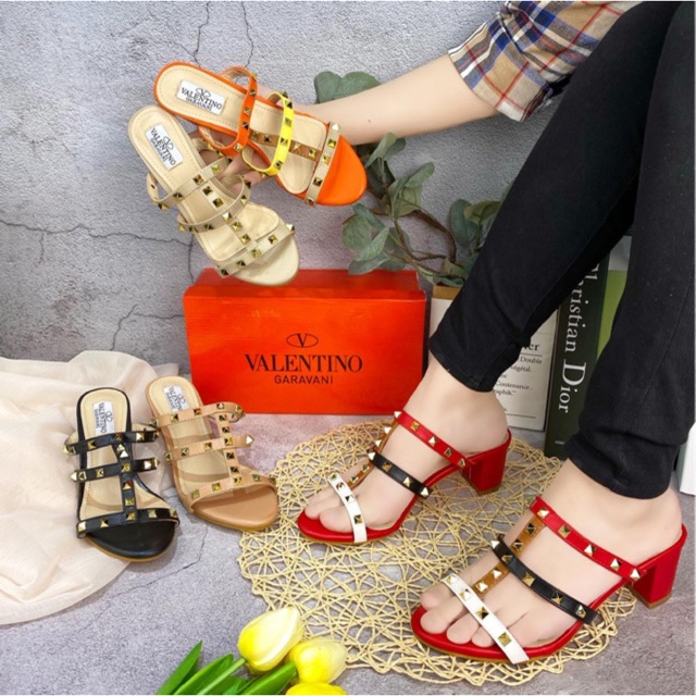 Heels wanita M023 import realpict