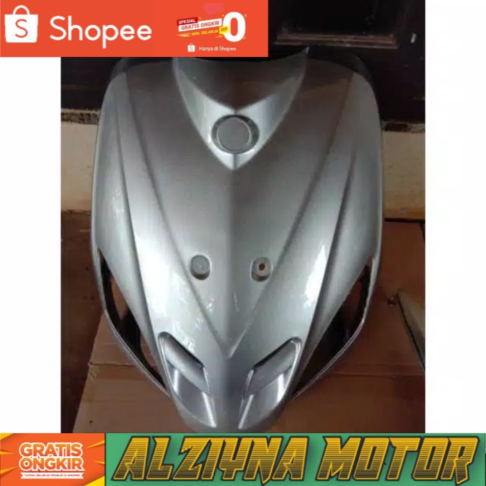 Tameng body depan Mio sporty lama silver