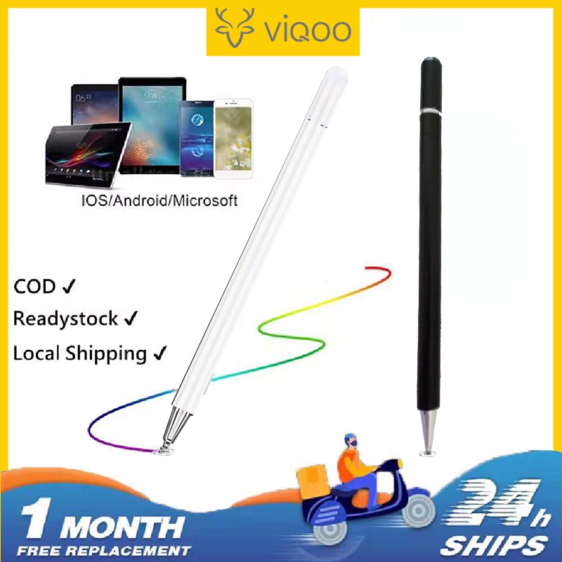 【COD】Viqoo Stylus Pen For laptop Pen Touch with High Quality Capacitive Active stylus pen universal for Tablet iOS/Android