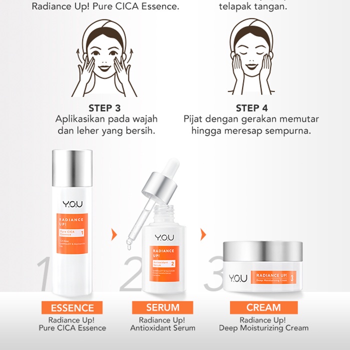 You Radiance Up Series| Serum|Essense| Moisturizing Cream