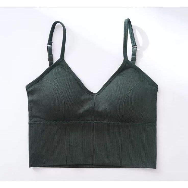 sport bra tanktop import dalaman wanita fashion BH gym zumba